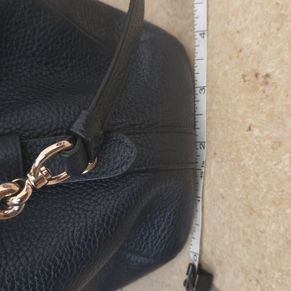 Coach 2 Way Prairie Satchel Bag navy blue With Gold Details in great condition - Picture 12 of 12